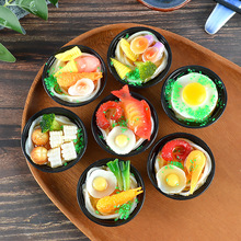 一件代发仿真乌冬面食玩挂件创意仿真食物大碗日本拉面模型挂饰