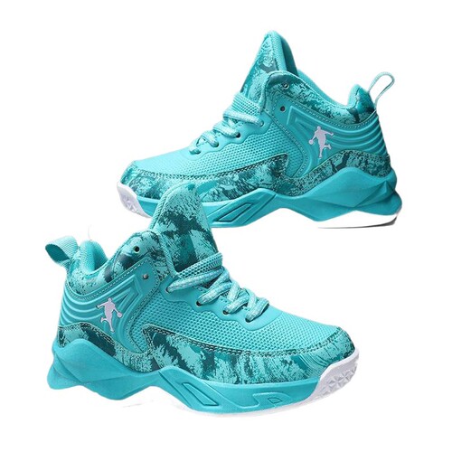 Spring New Unisex and Kids Sports Shoes, Mesh Leather Breathable Training and Casual Shoes, Boys' Basketball Shoes