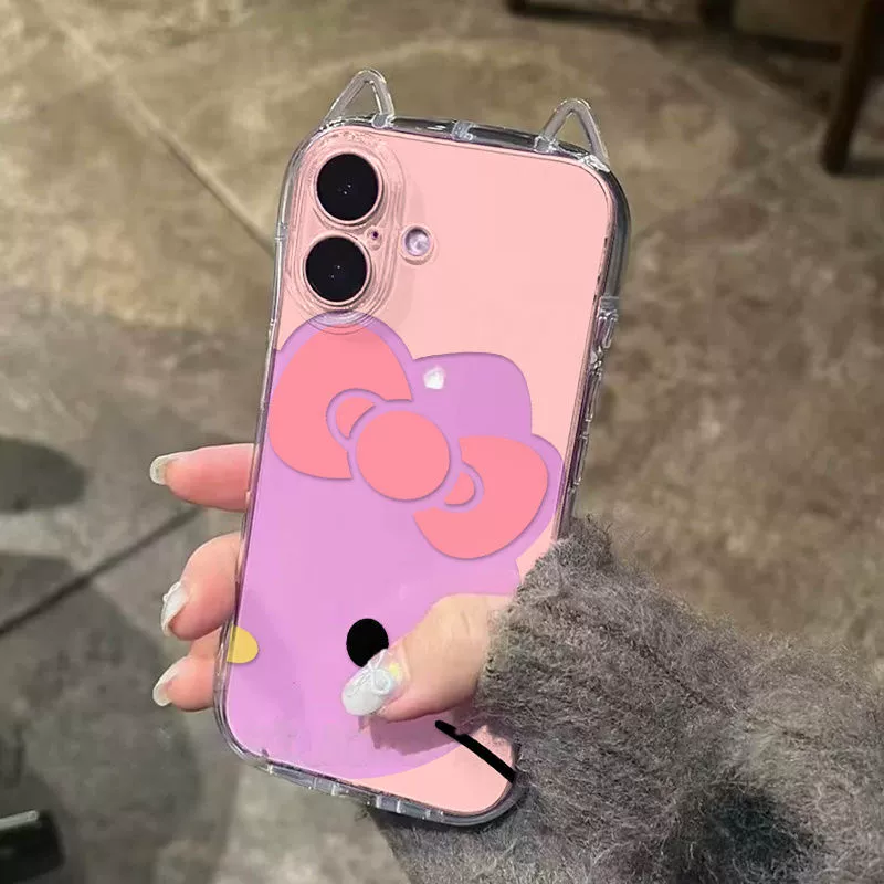 Hello kitty, яблоко, совместимый чехол для iPhone16, чехол для телефона 16promax