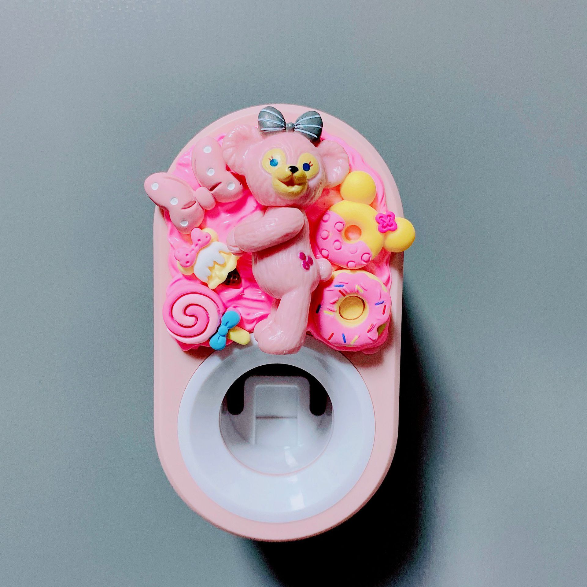 Automático de pasta de dientes exprimidor de dibujos animados de los niños lindo Punch-libre almacenamiento rack clip de pasta de dientes exprimidor diario diverso suministro