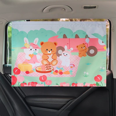 car baby shading baffle, Car curtains - outing-picnic