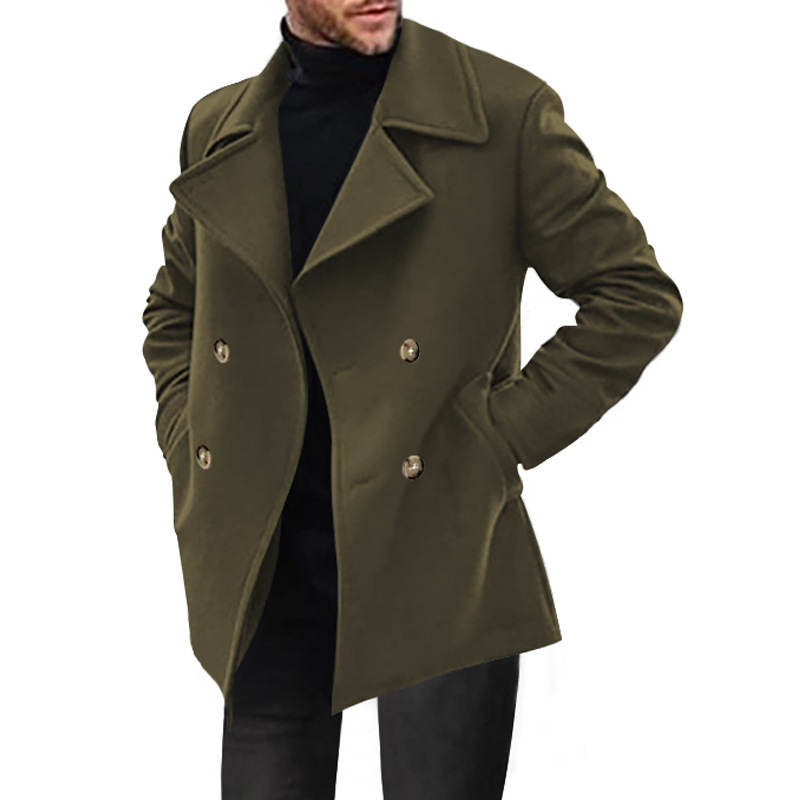 Estación independiente transfronteriza de ropa de hombre 2026 primavera y otoño chaqueta de hombre largo comercio exterior chaqueta de hombre casual Amazon