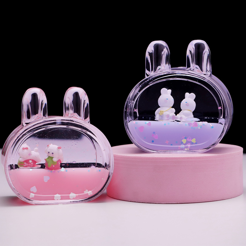 토끼 떠다니는 만화 펜 삽입 [색상 랜덤]