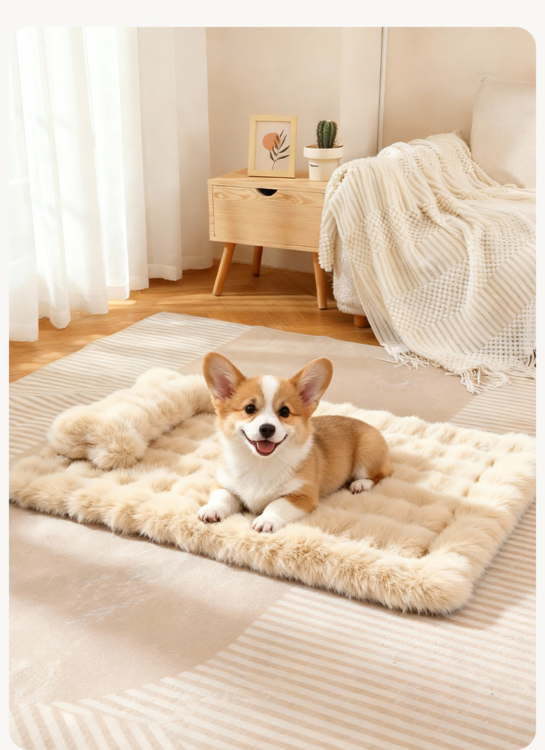 Coperta calda e morbida per animali con tappetino a cuscino_voghion.com