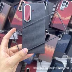 新しい Samsung Galaxy Z Fold7 ケブラー カーボンファイバー磁気超薄型保護カバー落下防止電話ケース