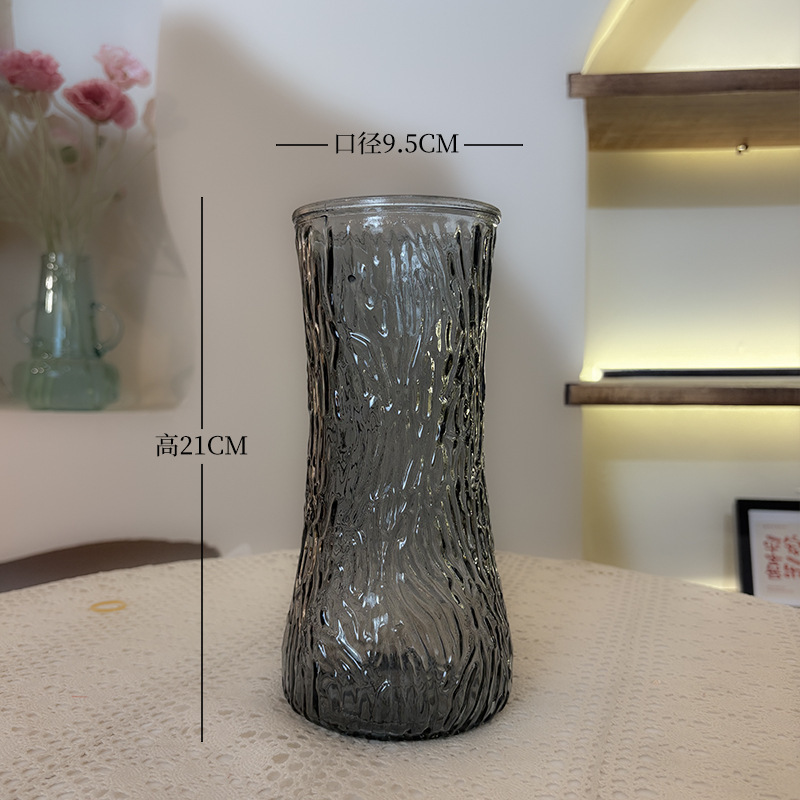 軽豪華クリーム風陶磁器ガラス花瓶置物客間生け花水培花軽贅沢高級感装飾陶缶|undefined