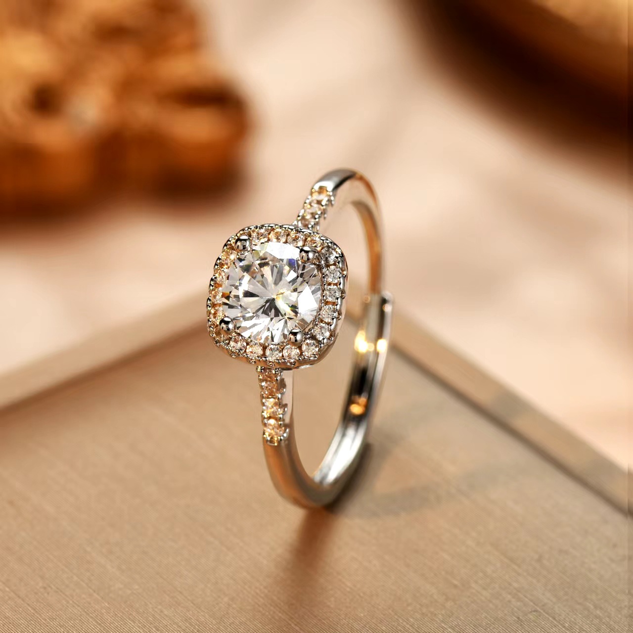 Ring open design voor dames met zirkonia elegante minimalist_voghion.com