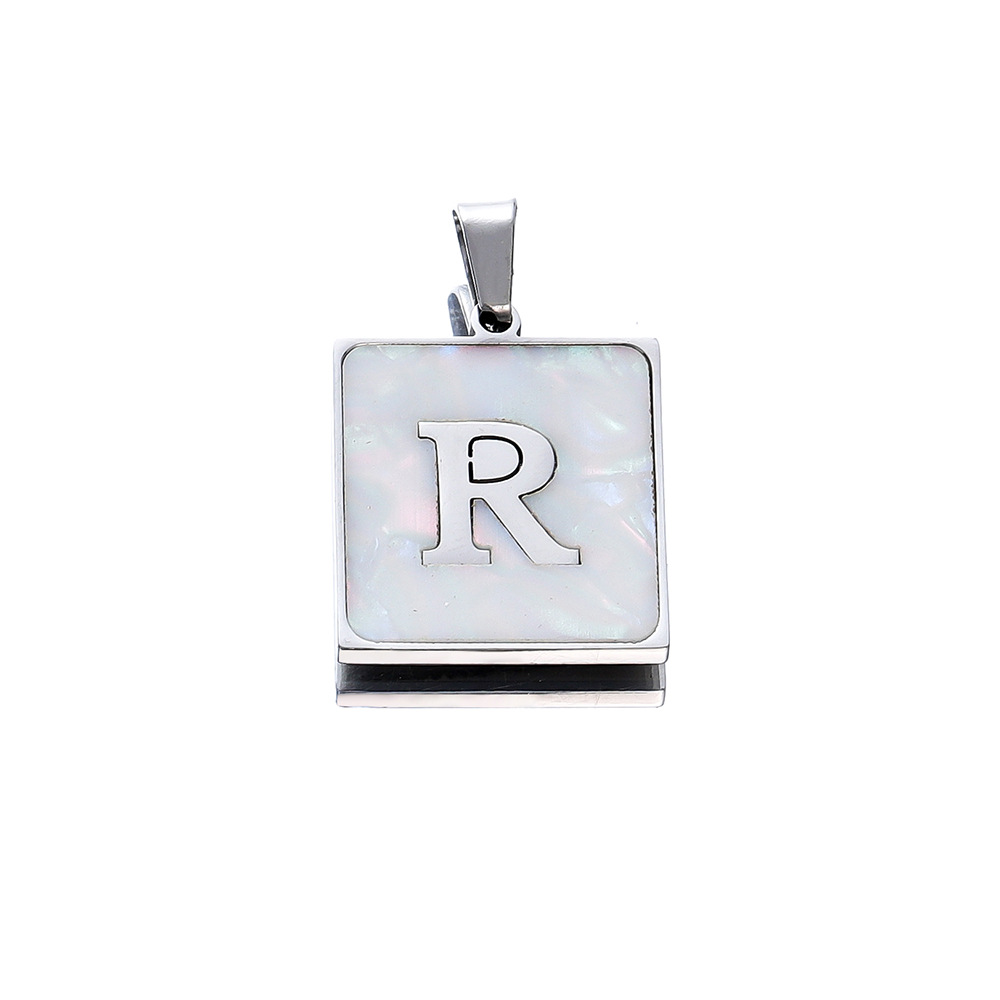 4g Weight Pendant Jewelry Making Type DIY Jewelry Accessories Classification 304 Stainless Steel Material Letter Pattern Plating Design Casual, Sports Style 304 Stainless Steel Letter Pendant 16