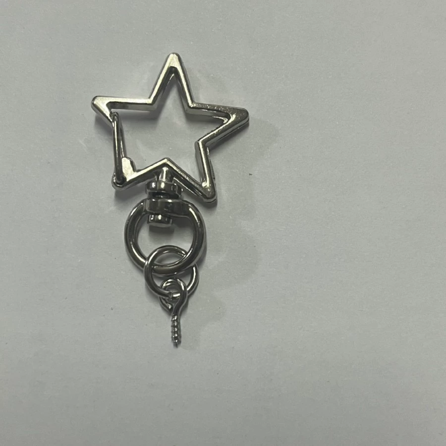 Metal keychain handmade, material, accessory, pendant