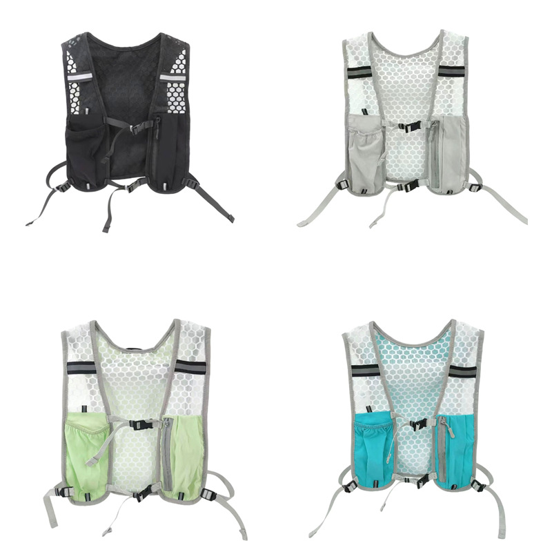 Lightweight Breathable Running Vest Outdoor Sports, Multifunctional Storage Gear For Hiking, Climbing, And Cycling_voghion.com