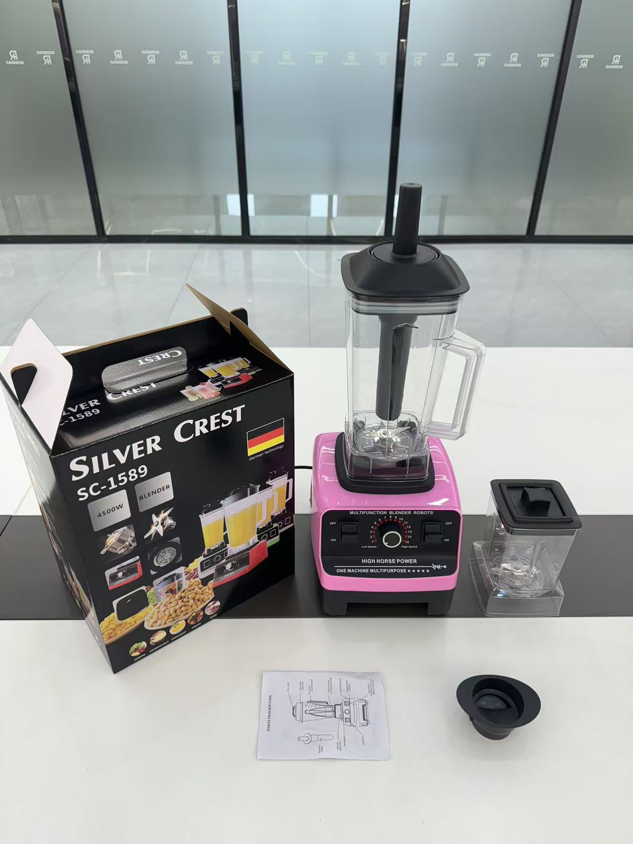 Juicer, wall breaker, soybean milk machine, large-capacity food processor, smoothie machine, hot-selling products in Africa, Southeast Asia and Central Asia