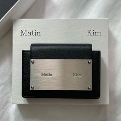 韓国の大衆matin kimデザイナーブランドmatinkimカードバッグクラシックシンプルで実用的な小銭入れ