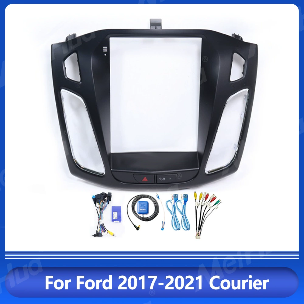 Geeignet für Ford Courier modifiziertes Android-Large-Screen-2017-2021 vertikales Bildschirm-Navigationsrahmen-Kit-Halterung