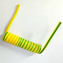 现货供应单芯双色黄绿接地线 电源线2.5平方接地弹簧线