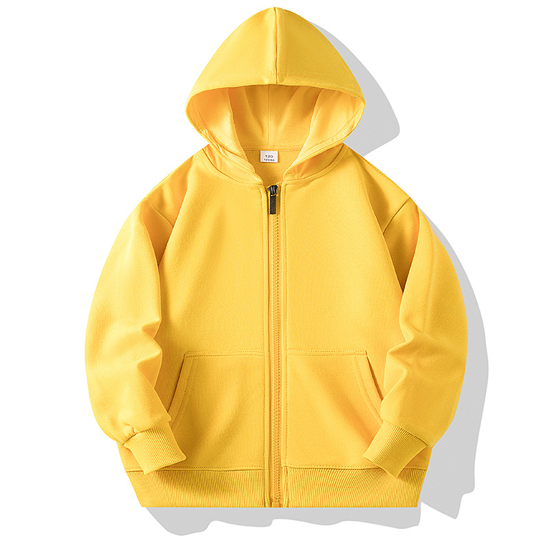 Spring and Autumn new children's outdoor clothing boys and girls zipper sweater jacket casual sports top custom logo