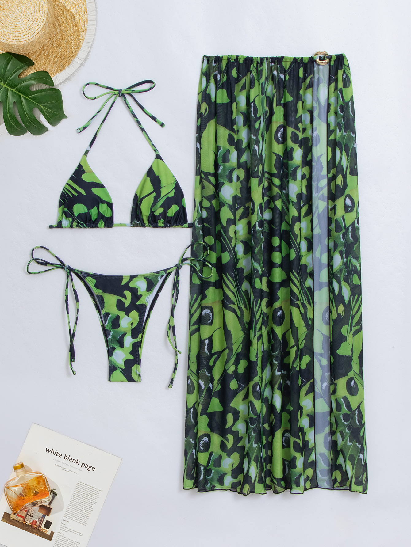 Sexy bikini set met luipaardprint voor dames strand en zwemmen_voghion.com