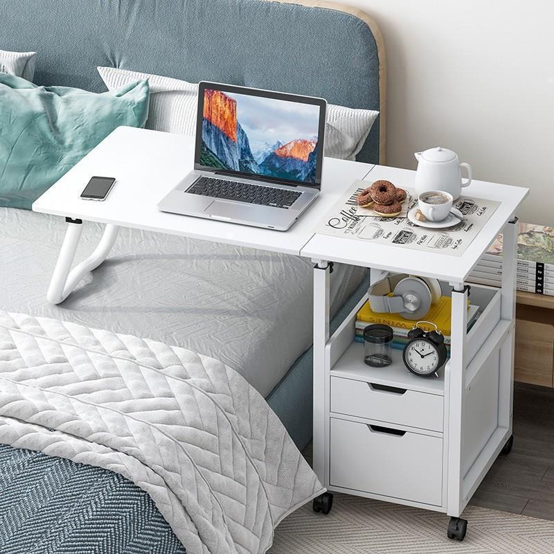 Foldable Adjustable Bedside Small Table Bedside Table Simple Home Student Bed Computer Desk Simple Writing Desk