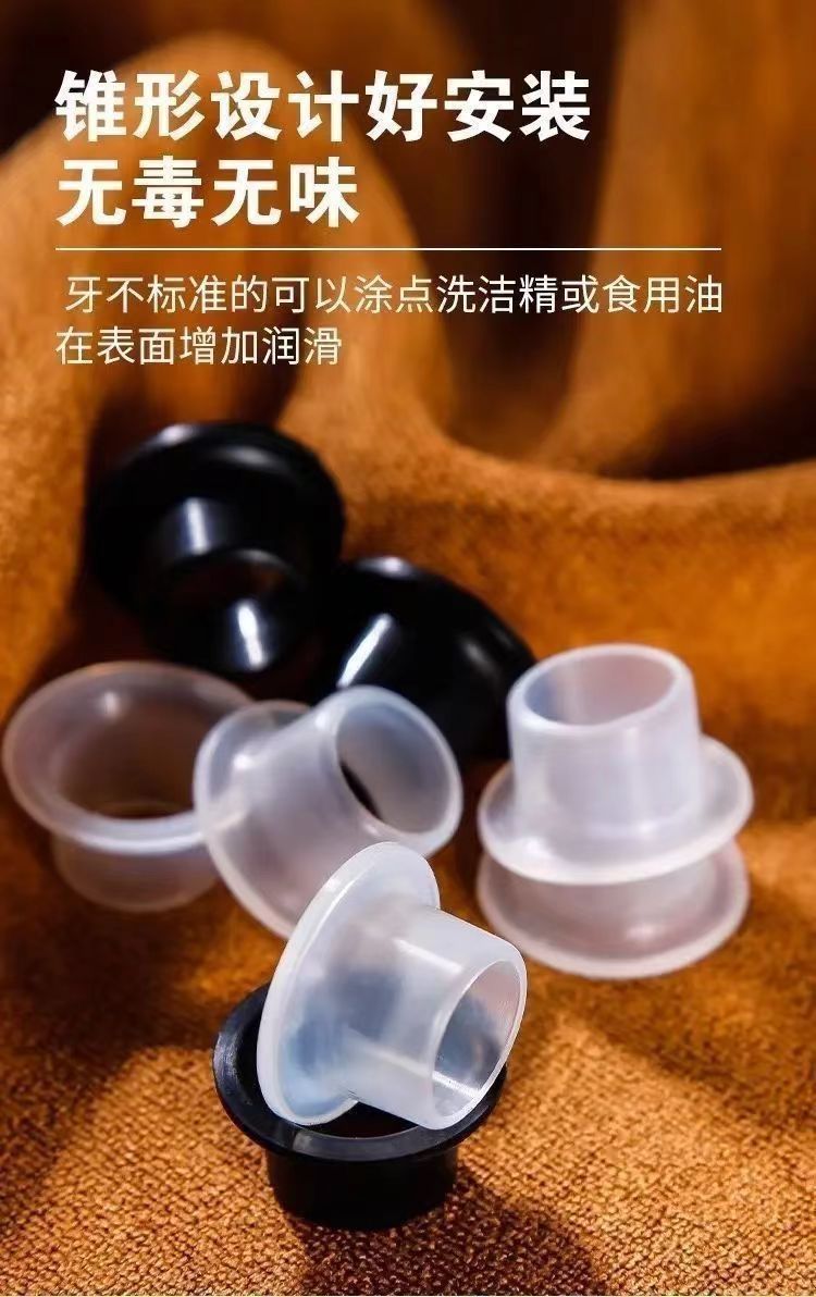 New universal raw material tape substitute 4-point and 6-point silicone gasket faucet accessory waterproof sealing ring rubber pad undefined