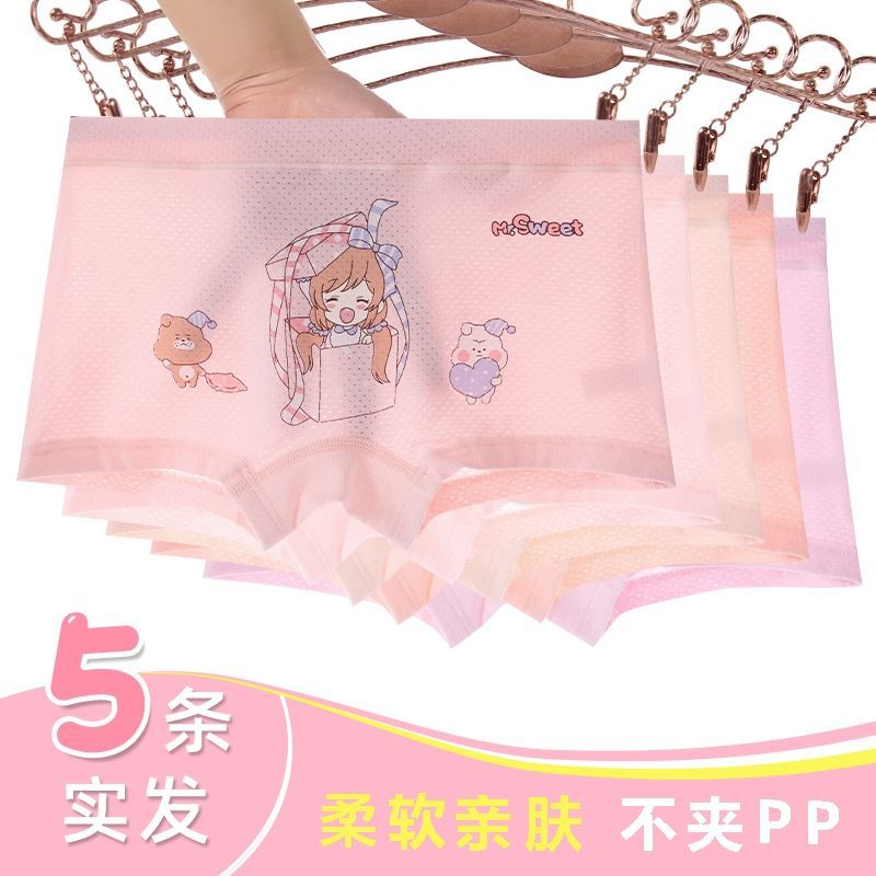 선물 상자 소녀 클래스 메쉬 모달 5 팩