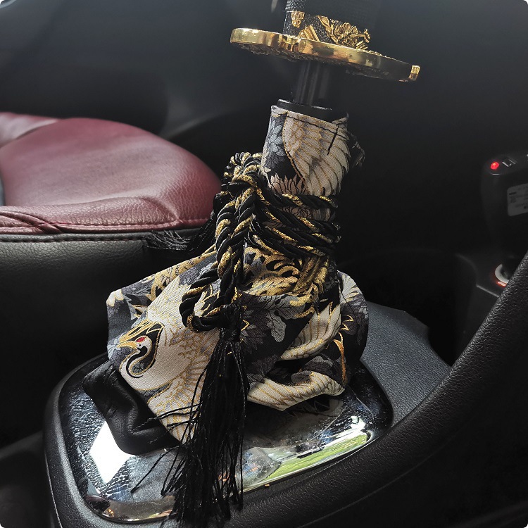 JDM Japanese-style car gear shift cover, manual transmission gear shift cover, popular cross-border product, car interior decoration, national trend