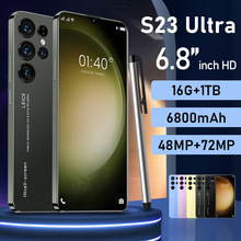 2023年旗舰新款S23 Ultra跨境6.8寸1+16G一体机智能安卓外贸手机