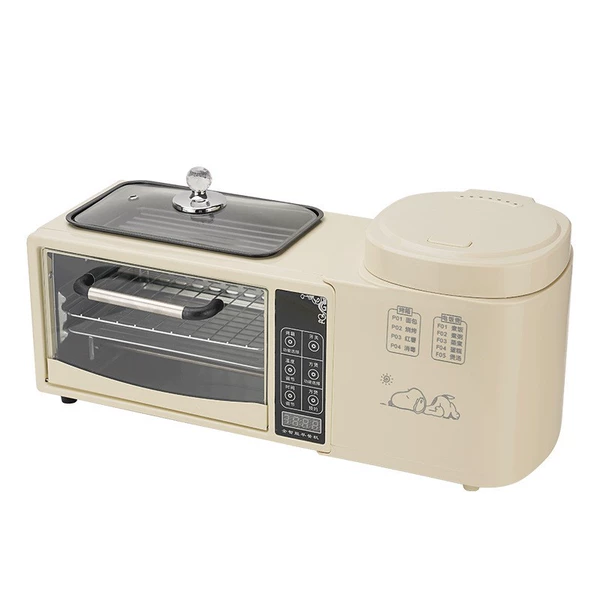 Breakfast steaming machine [Black white]
