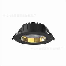 厂家热卖新款2025压铸3.5寸全铝贴片高光效筒灯工程商照外壳套件