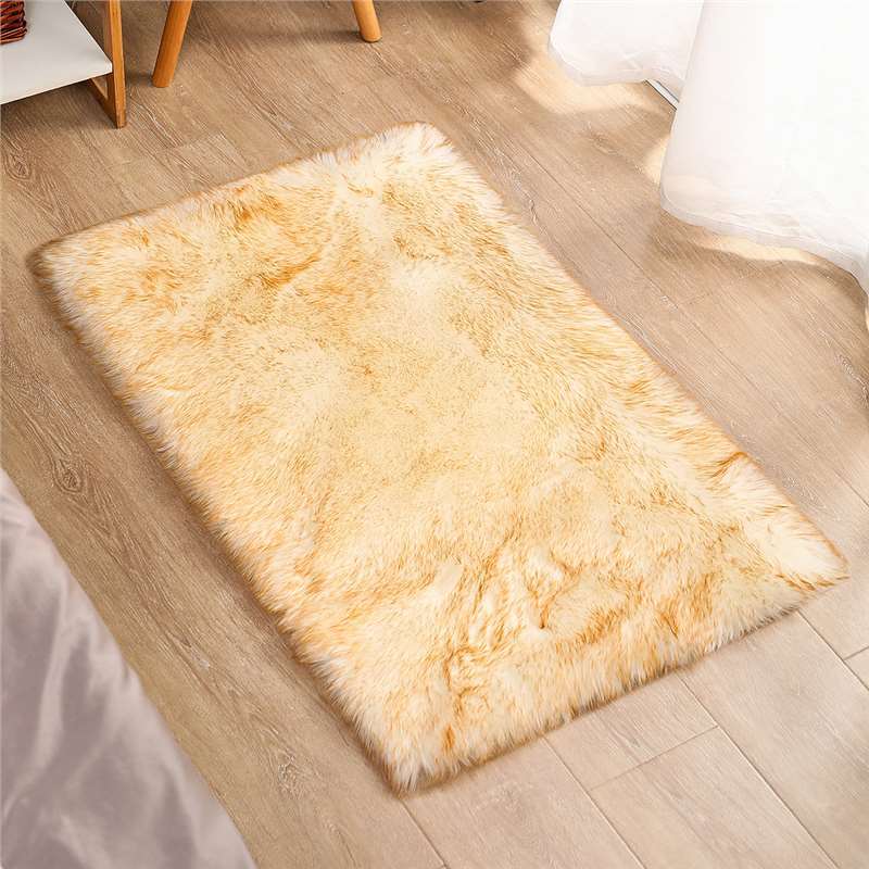 Nordicins sala de estar alfombra dormitorio adornos cama cama habitación de niña mesa de té negro red cama debajo de alfombra de peluche