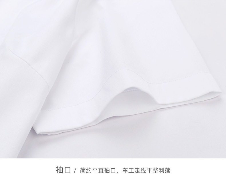 Áo sơ mi nữ ngắn tay cổ vuông cotton cao cấp chống nhăn dáng ôm — Màu xanh nhạt ngắn tay-cổ vuông-satin, Trắng-ngắn tay-cổ vuông-satin chi tiết 28