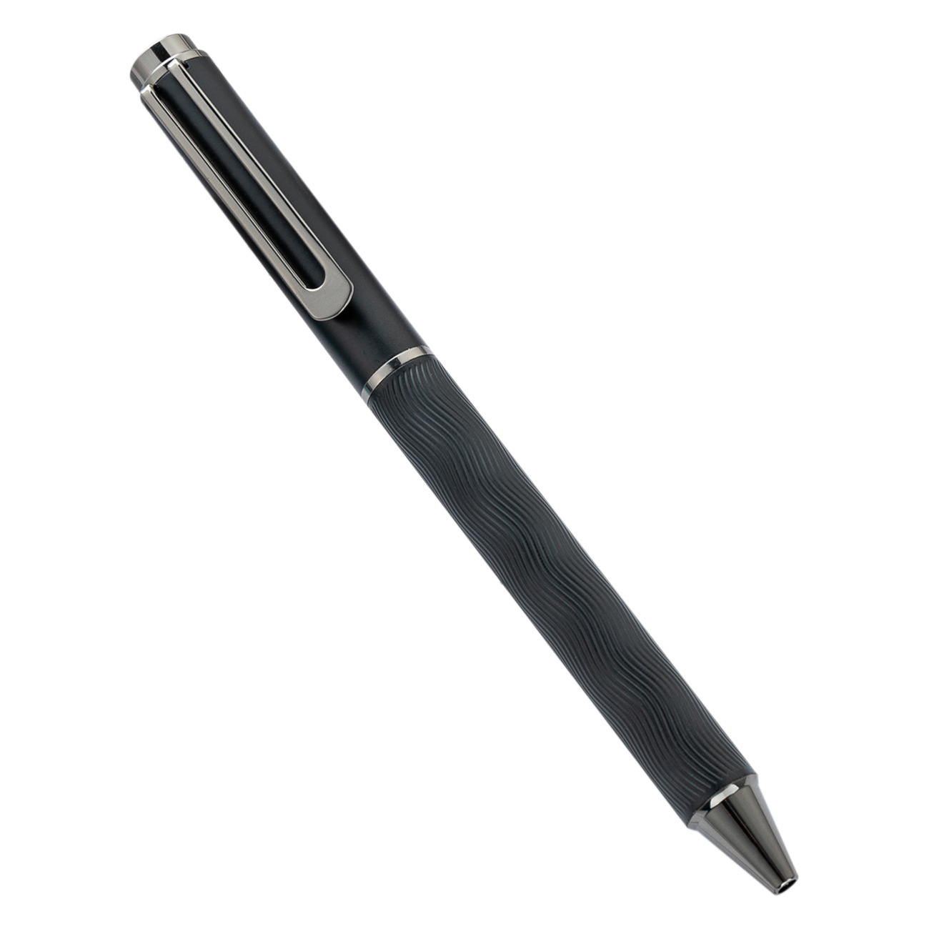 Bolígrafo de bolas de negocios multicolor debajo de la barra de dibujo de alambre metal bolígrafo al por mayor Europa y América de comercio exterior de alta gama oficina de la reunión de bolígrafo
