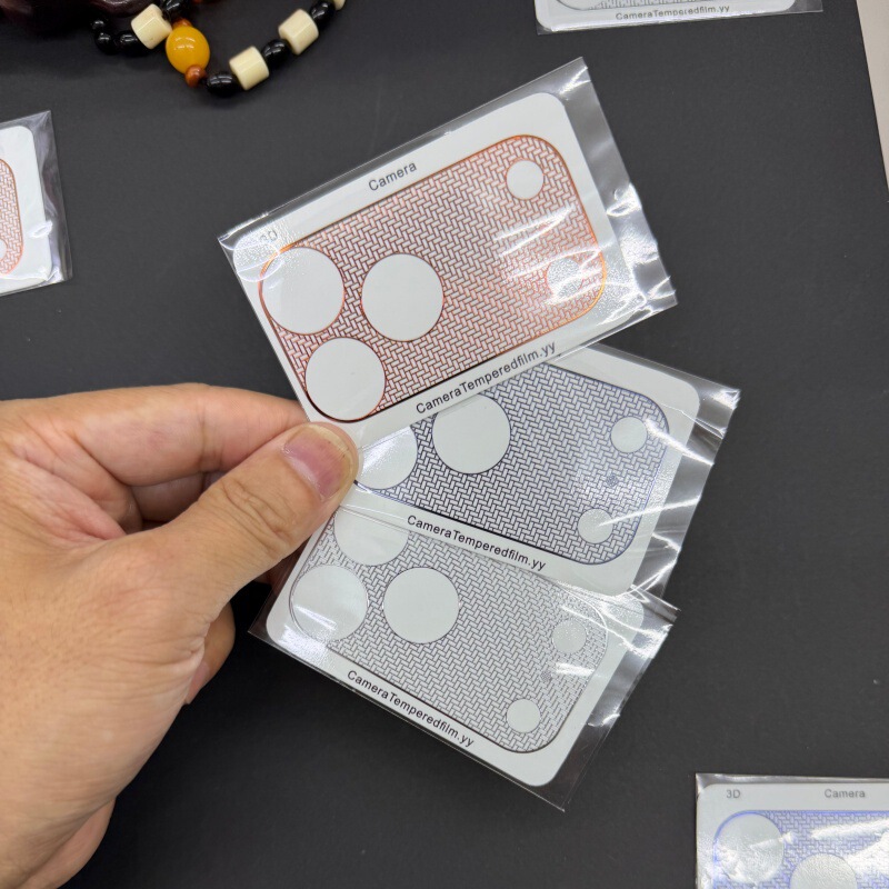 Suitable for Apple 17Pro Max Metal Base, Cicada-Wing Nickel Protective Film, 17Pro Lens Hollow Base Mesh Film Suitable for Apple 17Pro Max Metal Base, Cicada-Wing Nickel Protective Film, 17Pro Lens Hollow Base Mesh Film