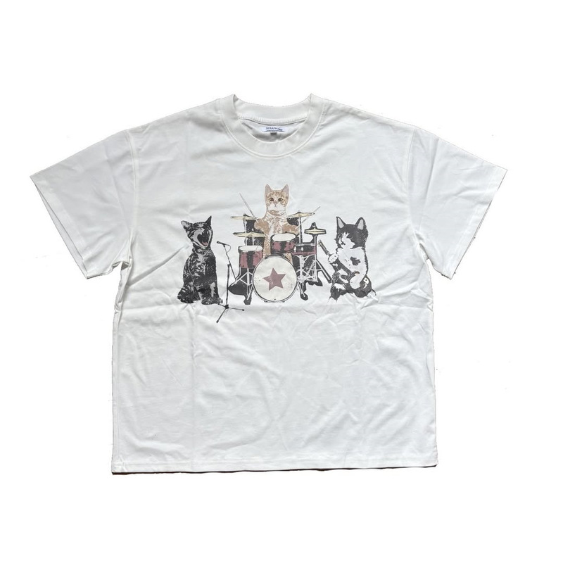 Y2k半袖ポロシャツtシャツプリント柄トップスダークブラックゴシックヴィンテージ夏ストリートウェアトップス|undefined