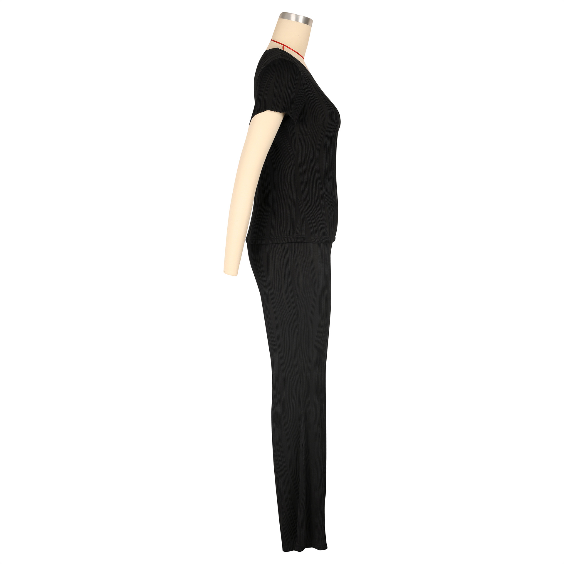 473g Weight Long Sleeve Sleeve Length Spandex, Polyester Fabric Type Pant Co-ord Set Sets Type 2 Pieces Set Quantity Holiday, Daily Occasion Round Neck Neckline Slim Fit Type Solid Color Pattern Summer, Spring Season Women's Gender Elegant, Streetwear Style Holiday Daily Women's Elegant Streetwear Solid Color Spandex Polyester Pant Co-ord Set Pants Sets 41