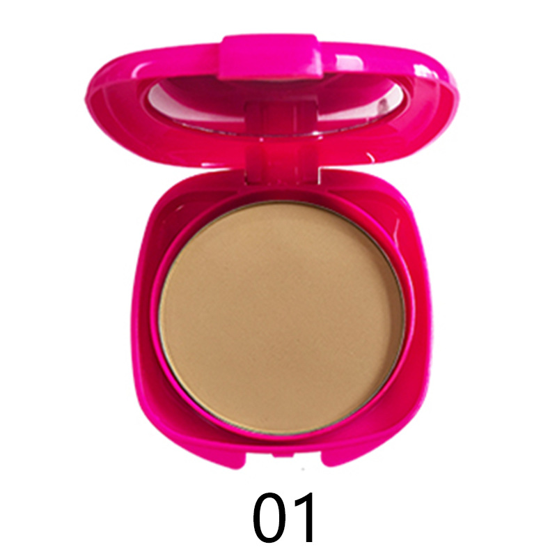 Casual Vacation Solid Color Plastic Pressed Powder display picture 3