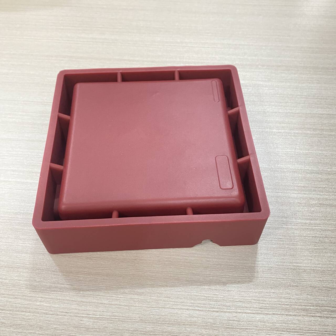 Fabricante directo de Amazon Ceniciero de silicona de puro cuadrado creativo resistente al calor no tiene miedo de caer Ceniciero de silicona