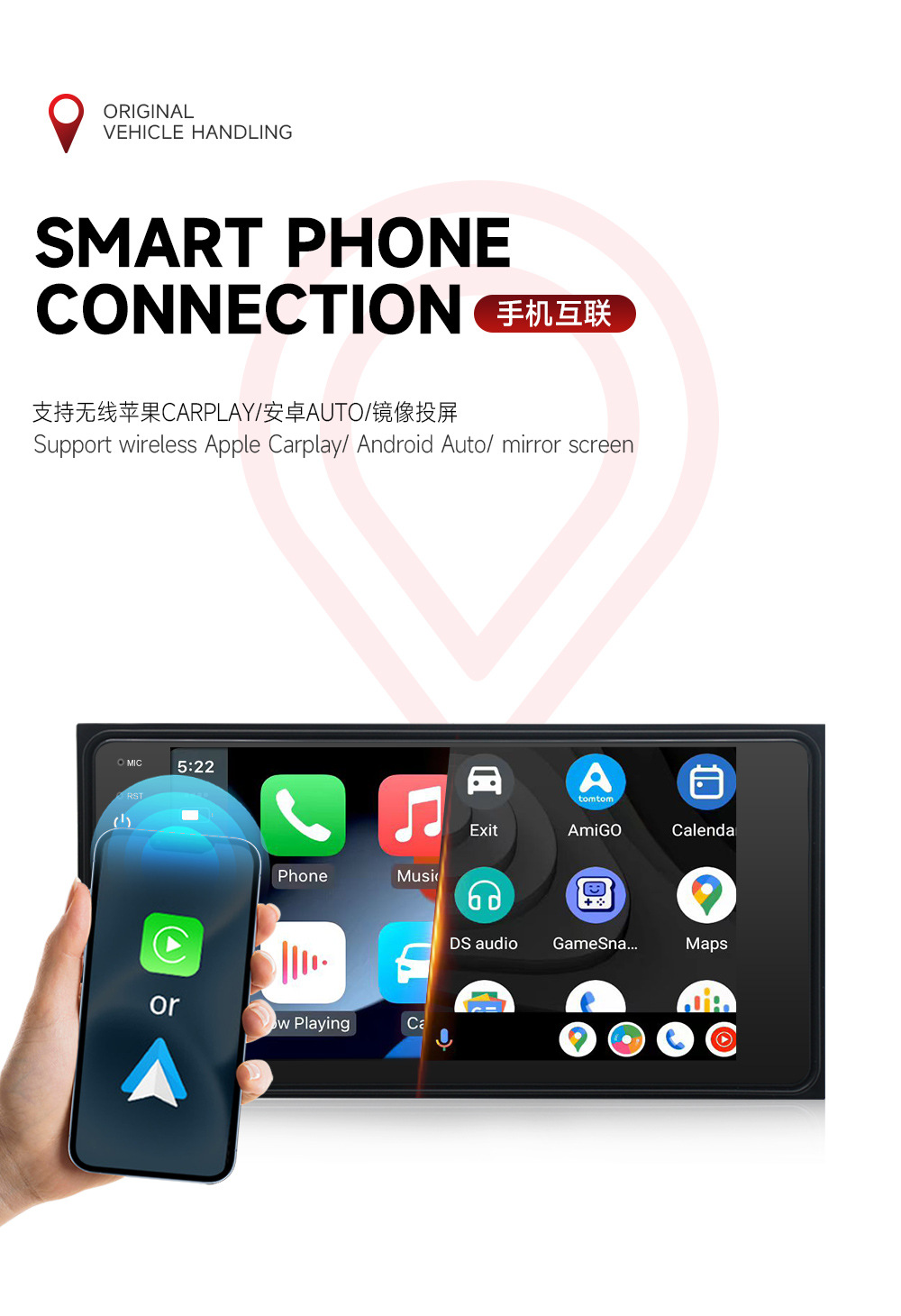 Suitable for Toyota Car Gps Navigation All-In-One Device, Corolla, Old Vios, Corolla, Smart Navigation Universal Device
