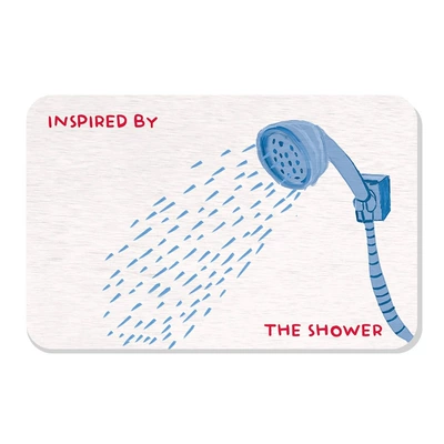 Mat, Bathroom Hard Diatom Mud – Avtomobil döşəmə paspasları - inspirational-shower-354509cm-square-white-background