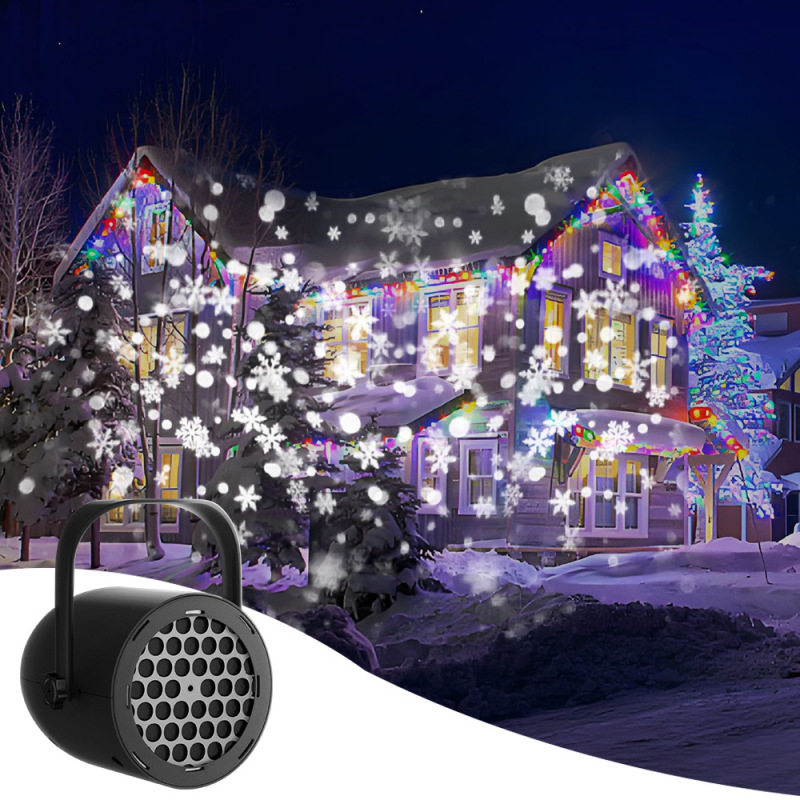 工場直販 16 パターンクリスマスプロジェクターライト USB HD デスクトップクリスマスハロウィンデコレーション雰囲気照明|undefined