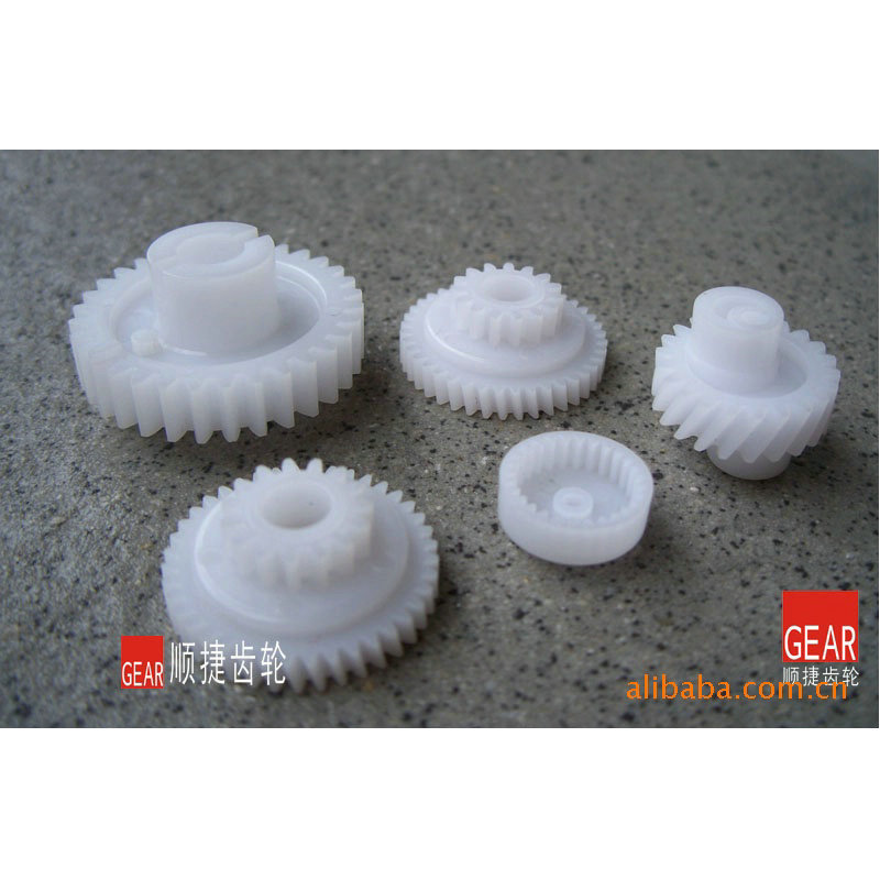 减速箱塑料齿轮玩具配件齿轮电机马达小模数塑胶齿轮箱尼龙小E18