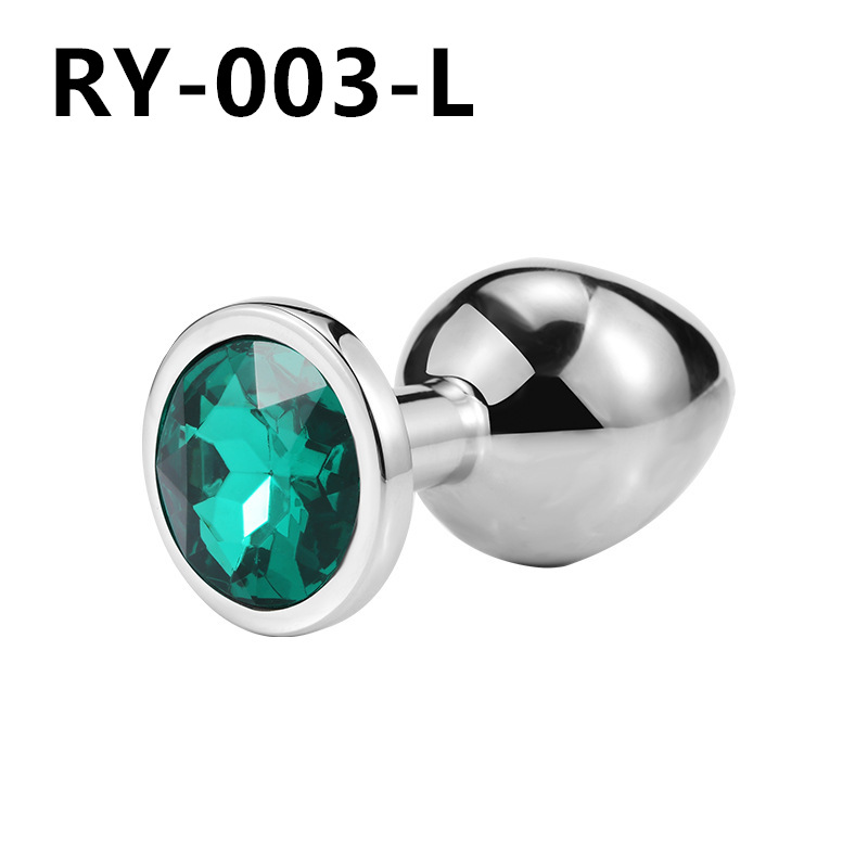 Volver corte metal anal plug adulto hombres y mujeres SM compartir masturbación clímax sexy anal plug adulto suministros pequeño mediano grande