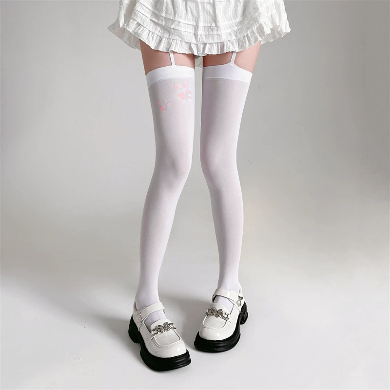 Velvet Swan, колготки, мультяшные гольфы до колена с цветочным рисунком