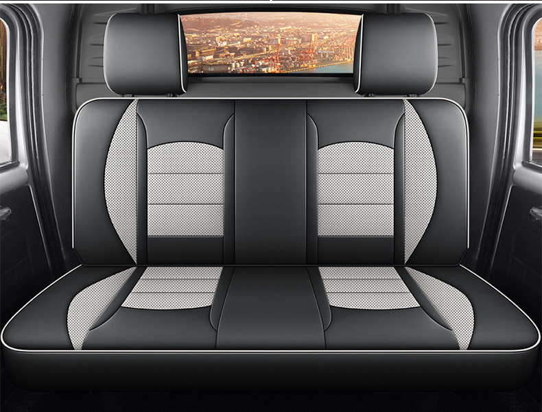 New wuling glory new card small card double row five all-inclusive special full leather minivan cushion seat cover four seasons