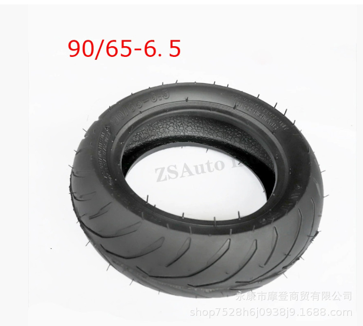 Mini Motorcycle Accessories 49Cc Sports Car Front 90/65-6.5 Rear 110/ 50-6.5inch Bald Tires