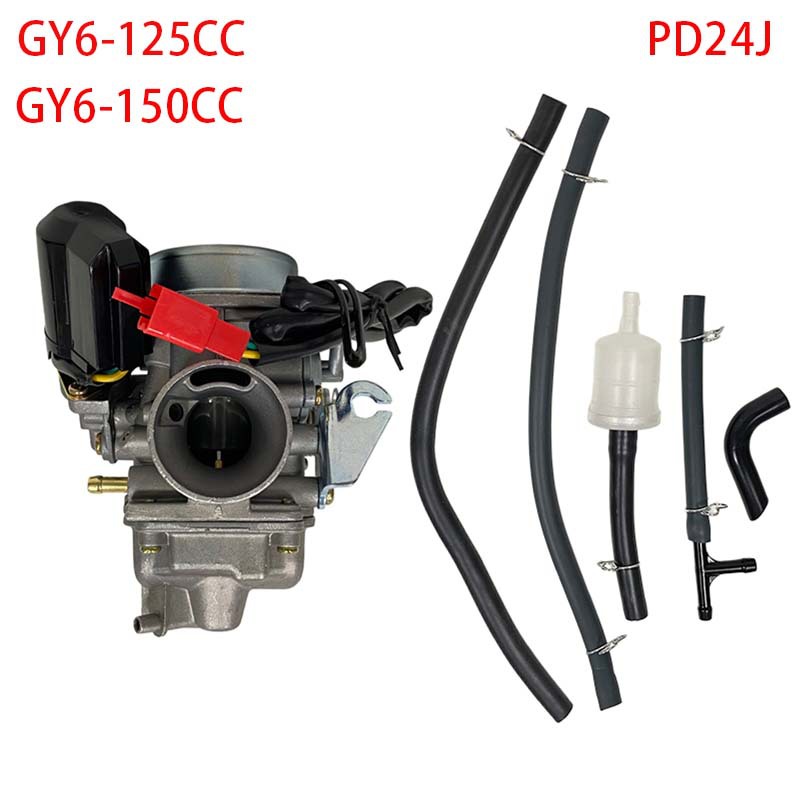 PD24J摩托车化油器适用GY6 125 125CC 150CC QMI157 QMJ QMI 152