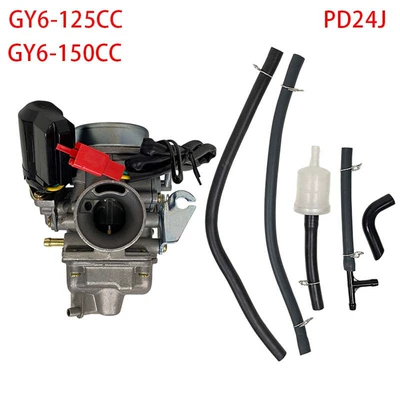 PD24J motorcycle carburetor is suitable for GY6 125 125CC 150CC QMI157 QMJ QMI 152