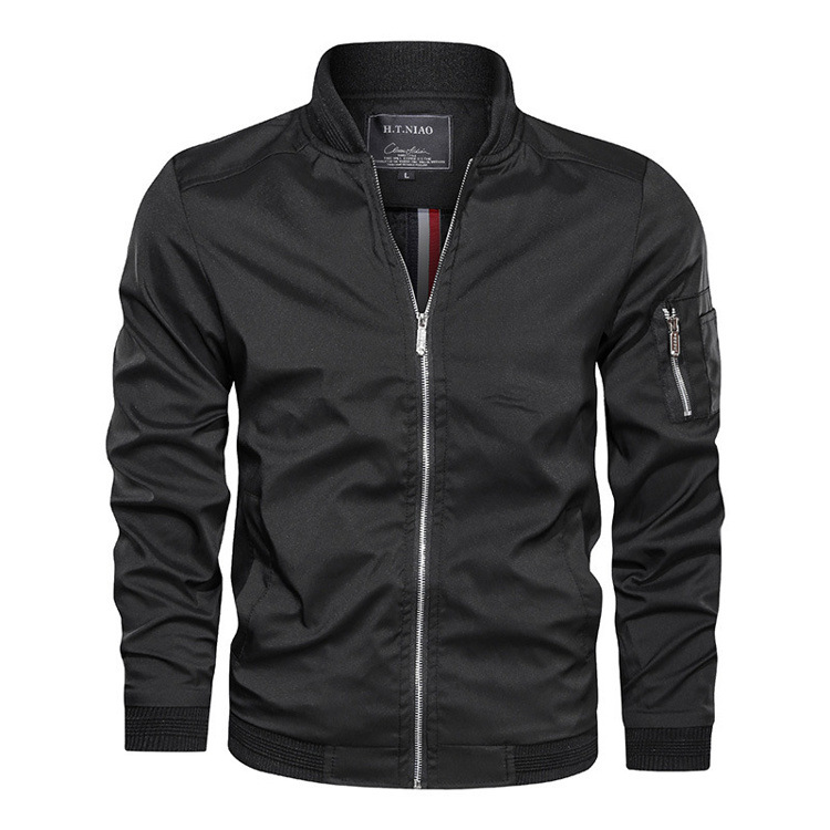 Giacca casual da baseball slim fit, sottile, in versione air, per uomo, primavera e autunno, tuta da volo Force No.1_voghion.com