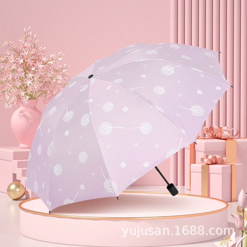 Big fresh umbrella solar-powered, sun protection