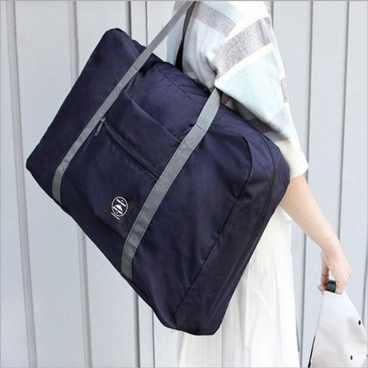 Bolsa de viaje de gran capacidad de estilo coreano bolsa de almacenamiento de viaje plegable bolsa de almacenamiento de viaje bolsa de jacquard bolsa de organización de ropa