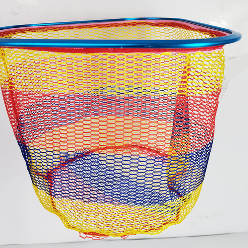 Salvage net bag triangle copy net aluminum alloy fishing net head colorful fishing gear accessories net head fishing net copy net head