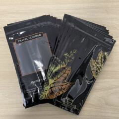 葉巻ポータブルバッグ 3-5 個密封された保湿保存袋葉巻保湿袋葉巻用品保湿袋